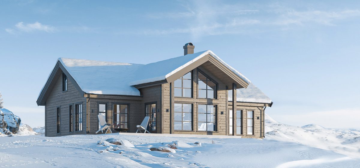 polar 118 gautefall hytta vinter