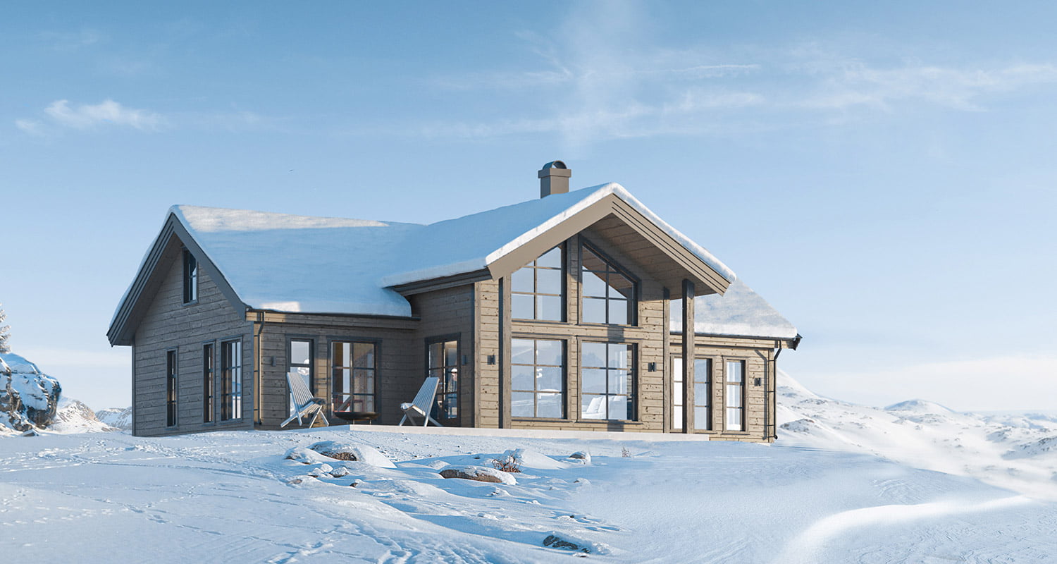 polar 118 gautefall hytta vinter